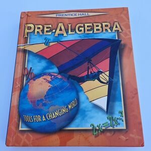 Prentice Hall Pre-Algebra Homeschool Math Book Orange Student Textbook Hardcover